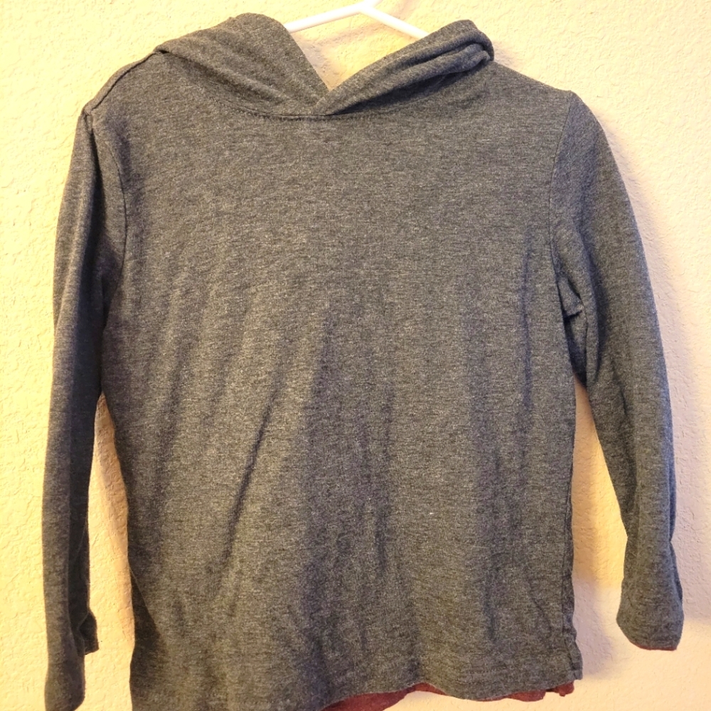 Boys reversible XS long sleeve hoodie